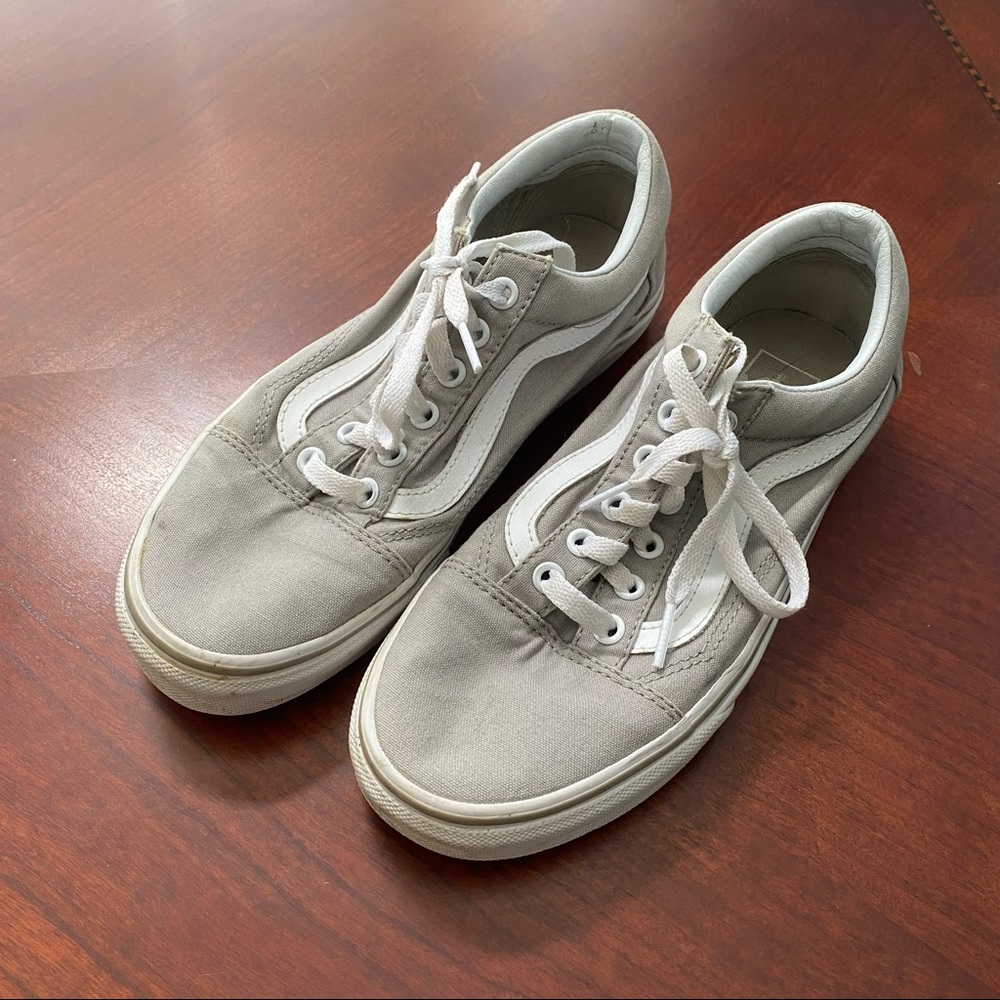 Vans old skool canvas gray